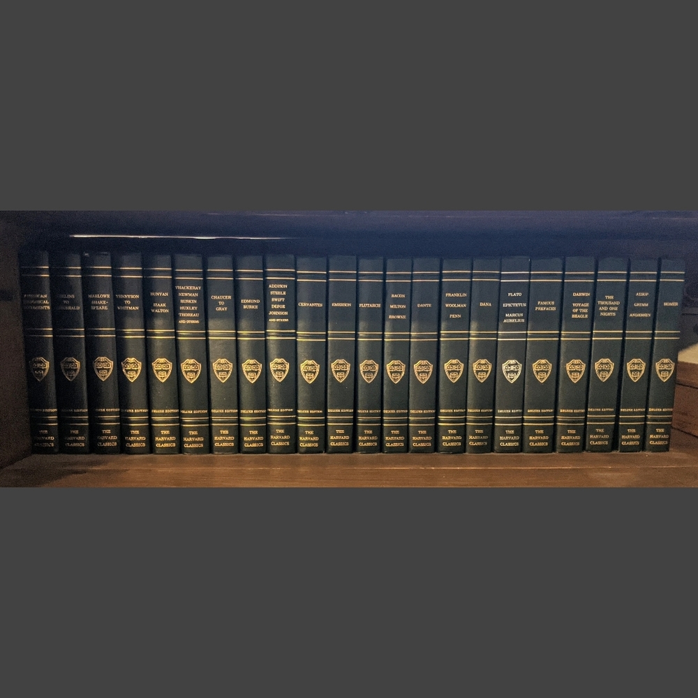 Harvard Classics Deluxe Registered Edition 22 Volumes